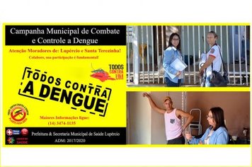 Prefeitura inicia projeto cientifico de combate à dengue em Lupércio e no Distrito de Santa Terezinha